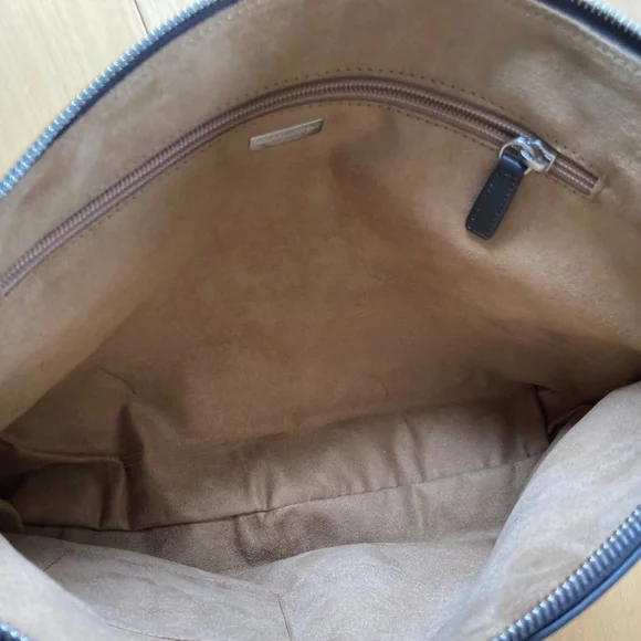 Ermenegildo Zenga Dark Brown Leather Messenger Bag - Picture 2 of 6